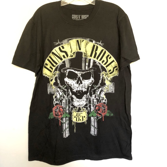 Guns N Roses 85 Tour Band T Shirt - Picture 4 of 4